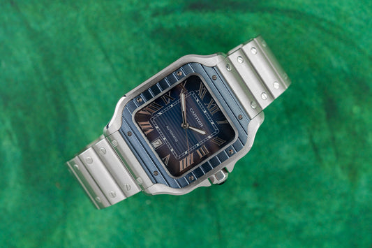 Cartier Santos De Cartier WSSA0048 Large Blue Dial Stainless Steel 2023