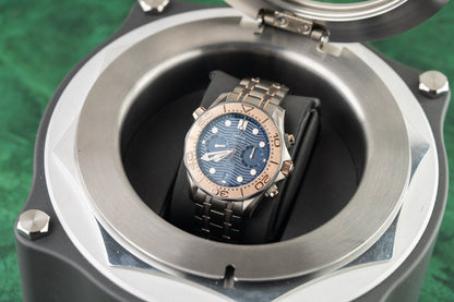 Omega Seamaster Diver 300M Chronograph 210.60.44.51.03.001 Blue Dial 2022