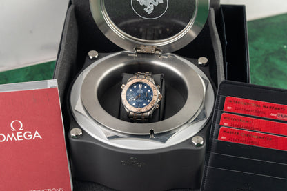 Omega Seamaster Diver 300M Chronograph 210.60.44.51.03.001 Blue Dial 2022