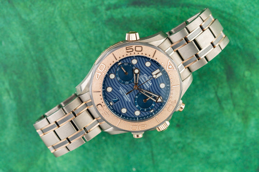 Omega Seamaster Diver 300M Chronograph 210.60.44.51.03.001 Blue Dial 2022