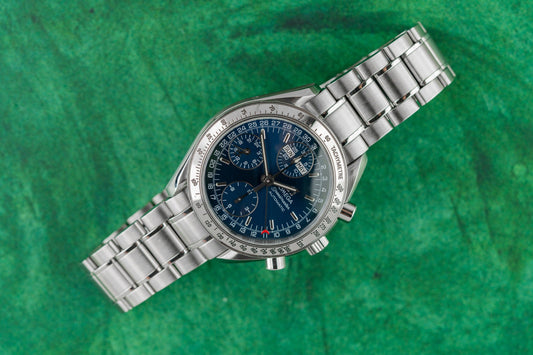 Omega Speedmaster Day Date 3523.80.00 Blue Dial Stainless Steel