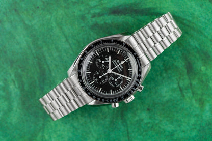 Omega Speedmaster Moonwatch 310.30.42.50.01.001 Hesalite Brand New Available by Order