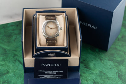 Panerai Radiomir Tre Giorni PAM01350 Stainless Steel Leather Strap 2024