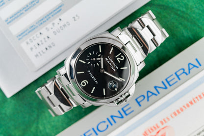 Panerai Luminor Marina PAM00050 Black Dial Stainless Steel 40mm 2002