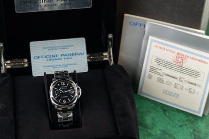 Panerai Luminor Marina PAM00050 Black Dial Stainless Steel 40mm 2002