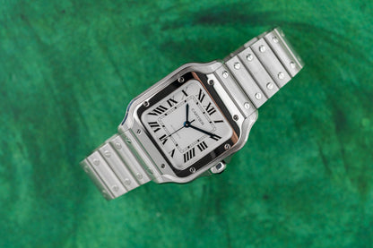 Cartier Santos De Cartier WSSA0029 Medium White Dial Stainless Steel 2025